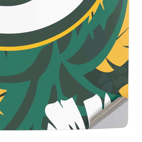 NFL Green Bay Packers Tropical Print PS5 Pro Console Skin